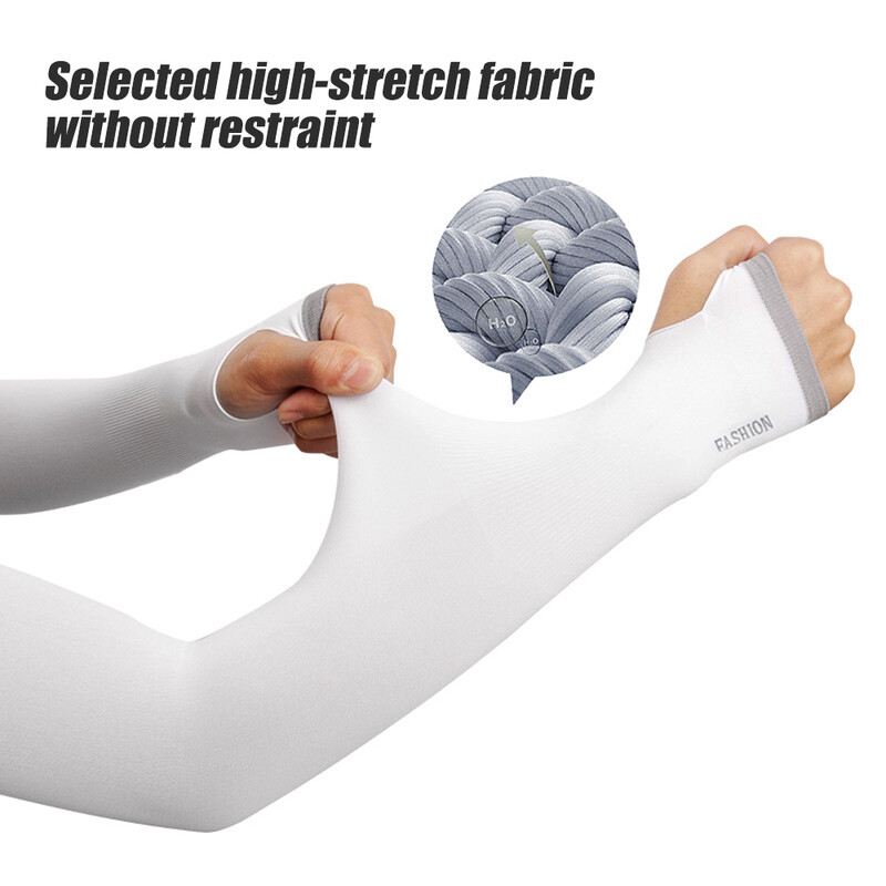 1 par Muškarci Žene Rukavi Zaštita od UV zračenja Sunce Hladna navlaka za ruke Grijači za ruke za Biciklizam Ribolov Trčanje Vožnja Penjanje Sport