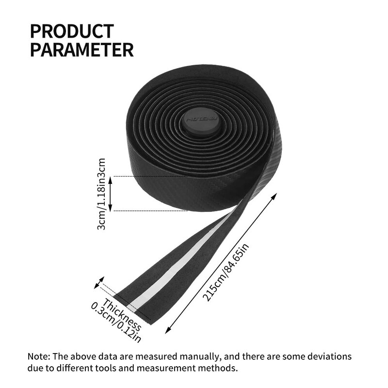 MOTSUV šosejas velosipēda stūres lente PU EVA ietīšana triecienizturīga pretslīdēšana ar lipīgu aizmuguri ar stieņa spraudņiem Velosipēdu riteņbraukšanas piederumi