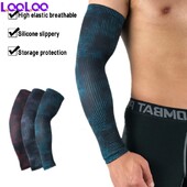 1 gab. Elpojošas UV aizsardzības roku uzmavas ar dzesēšanas aizsardzību pret sauli riteņbraukšanai, skriešanai, golfam ārā, vīriešiem un sievietēm