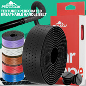 MOTSUV Ταινία τιμονιού ποδηλάτου δρόμου PU EVA Λουράκι λαβής υψηλής ελαστικότητας, Αντιολισθητική ποδηλασία με βύσμα λαβής Αξεσουάρ ποδηλάτου