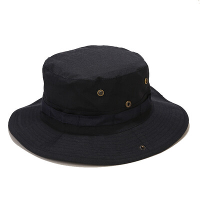 Camuflaj Bonnie Pălării Bărbați Tactice armata Pălării cu găleată Militar Panama Vară Căciuli cu găleată Vânătoare Drumeții Camo în aer liber Protejează soarele