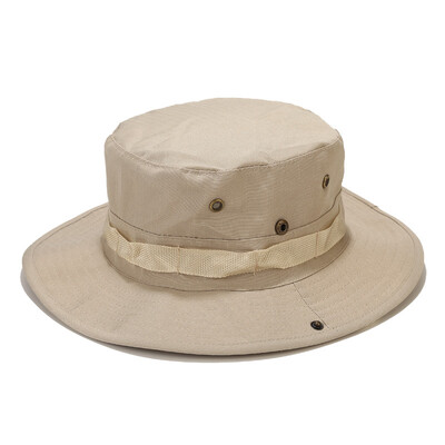 Camuflaj Bonnie Pălării Bărbați Tactice armata Pălării cu găleată Militar Panama Vară Căciuli cu găleată Vânătoare Drumeții Camo în aer liber Protejează soarele