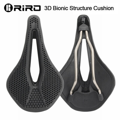 RIRO MTB 3D Șa de bicicletă Fagure Structură bionică Pernă confortabilă Rezistent la uzură Durabil Anti-alunecare Accesorii pentru bicicletă de drum