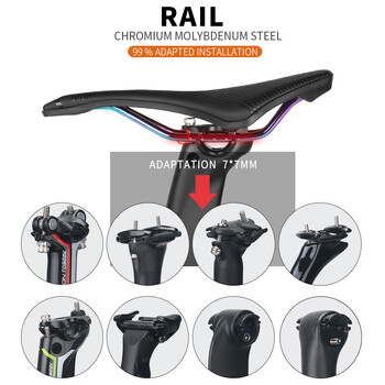 TOSEEK Racing Bicycle Saddle Training Grade Man Road Tt TimeTrial Triathlon Bike Ελαφρύ κάθισμα μαξιλαριού