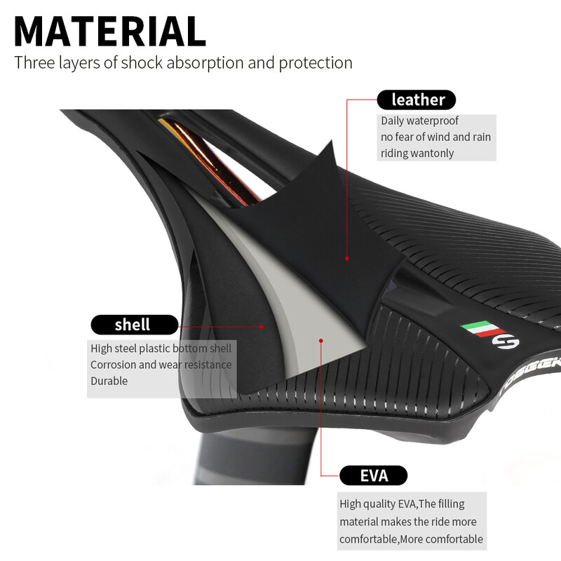 TOSEEK Șa de bicicletă de curse Antrenament Grad Bărbați Drum TT TimeTrial Triatlon Bicicletă Ușoară Pernă Scaun