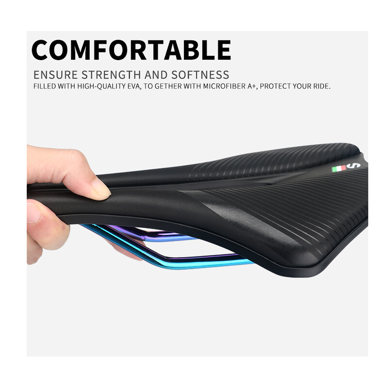 TOSEEK Șa de bicicletă de curse Antrenament Grad Bărbați Drum TT TimeTrial Triatlon Bicicletă Ușoară Pernă Scaun