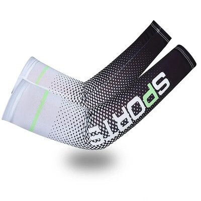 Husă cool pentru mâneci pentru braț pentru bărbați, femei, protecție solară, gheață, protecție solară, pentru baschet, alergare, ciclism, culturism