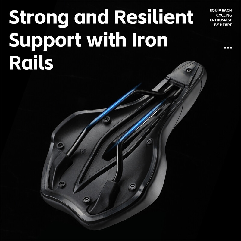 WEST BIKING Șa confortabilă pentru bicicletă Piele mată Scaun pentru ciclism, respirabil, anti-alunecare, pernă moale, piese pentru bicicletă MTB