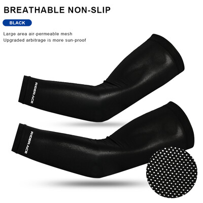 Mâneci din mătase de gheață Mâneci de braț pentru ciclism Protecție solară Uscare rapidă de vară Sporturi în aer liber Alergare Baschet Mâneci de braț cool pentru bicicletă