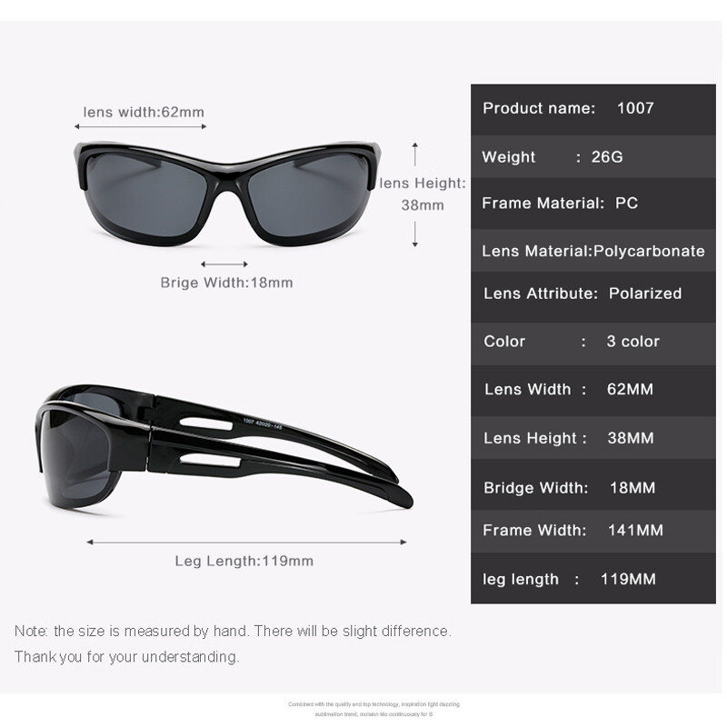 Moda Sport Alpinism Ochelari de soare polarizați cu lanț Bărbați Femei Ciclism Alpinism Schi Ochelari de soare UV400 Ochelari