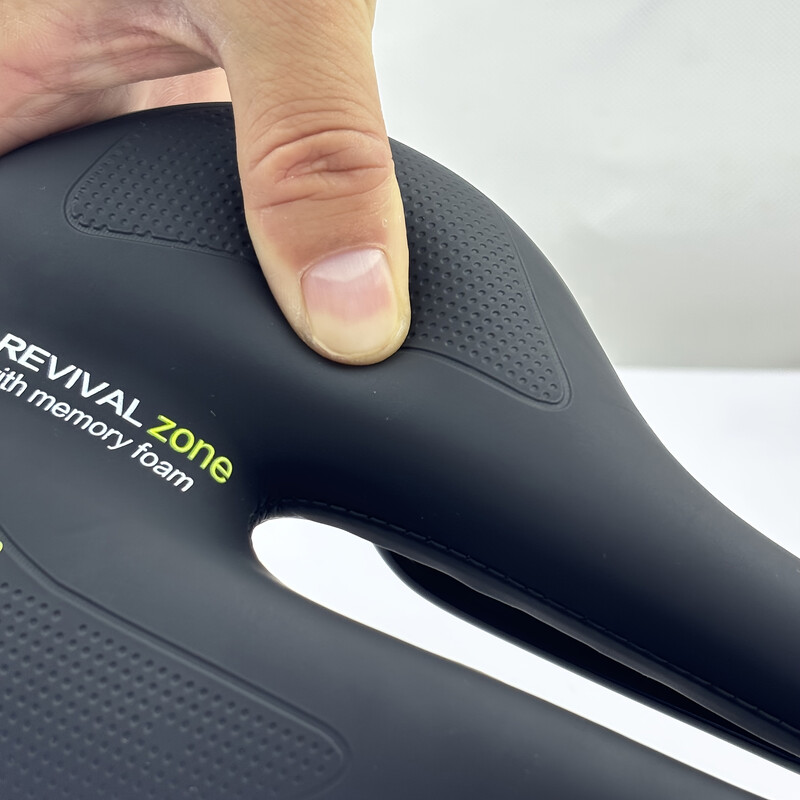 Scaun pentru bicicletă de munte MTB Scaun cu design gol Absorbant șoc cu burete și construcție din oțel inoxidabil Se potrivește cu bicicletele de drum de munte