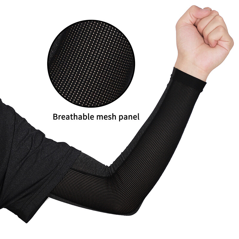 WEST BIKING mâneci sport pentru brațe gheață țesătură protecție UV Ciclism baschet alergare încălzitor de brațe în aer liber mânecă de compresie rece