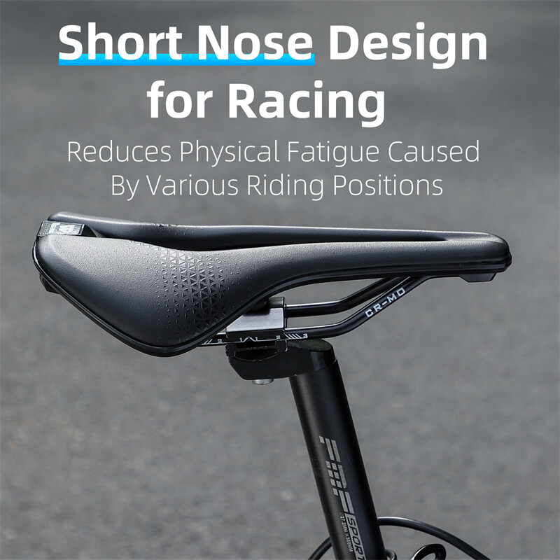 WEST BIKING Șa de bicicletă cu nas scurt, pernă de bicicletă ergonomică, respirabilă, impermeabilă, scaun pentru ciclism, accesorii pentru bicicletă