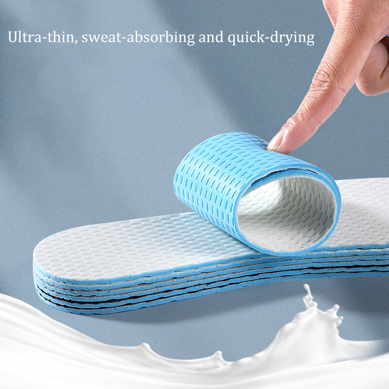 Branț din latex Absoarbe moale transpirația Deodorizare Tampoane de pantofi sport respirabile Elastic ridicat pentru picioarele desculțe Pernă cu inserție subțire pentru femei bărbați