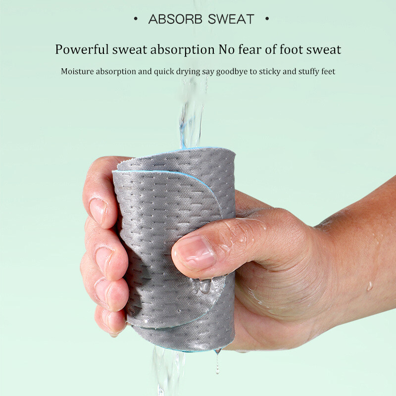 Branț din latex Absoarbe moale transpirația Deodorizare Tampoane de pantofi sport respirabile Elastic ridicat pentru picioarele desculțe Pernă cu inserție subțire pentru femei bărbați