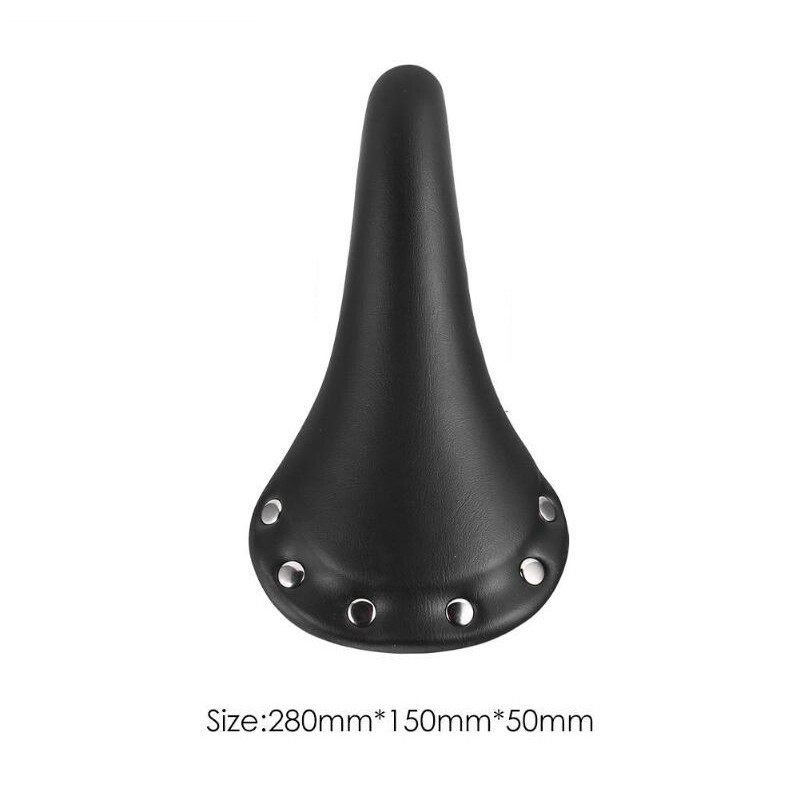 Scaun din piele pentru bicicletă Scaun retro amortizare pentru ciclism Pad impermeabil pentru biciclete de munte pentru exerciții în aer liber