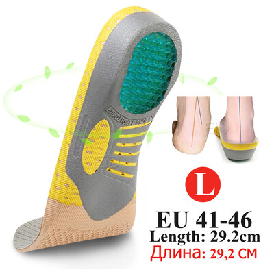 EiD PVC silicon Gel pentru pantofi ortopedici Talpă branțuri picioare plate branțuri ortetice inserții pentru suportul arcului Fasciita plantară, îngrijirea picioarelor