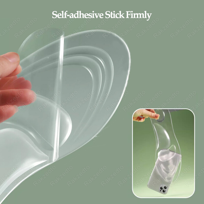 Medicīniskās silikona ortopēdiskās zolītes apaviem Sieviešu plakanās pēdas velves atbalsta zolītes plantāra fascīta pēdu masāžas gēla apavu spilventiņai