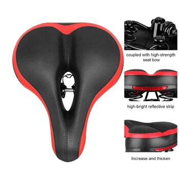 Ποδήλατο 3d Gel Saddle Extra Wide Comfort Ultra soft Thicken Saddle Mountain Bike Padded Seat Pad Bike Ανταλλακτικά