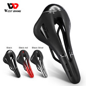 Șa de bicicletă Gel MTB Mountain Road Ciclism Scaun pentru bărbați, femei, piele PU, silicon, confortabil, moale, rezistent la șocuri, pernă de bicicletă