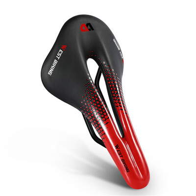 Șa de bicicletă Gel MTB Mountain Road Ciclism Scaun pentru bărbați, femei, piele PU, silicon, confortabil, moale, rezistent la șocuri, pernă de bicicletă