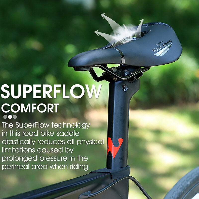 Șa de bicicletă Gel MTB Mountain Road Ciclism Scaun pentru bărbați, femei, piele PU, silicon, confortabil, moale, rezistent la șocuri, pernă de bicicletă