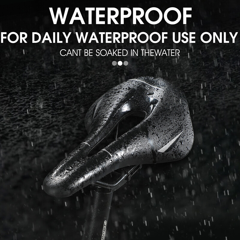 Șa de bicicletă Gel MTB Mountain Road Ciclism Scaun pentru bărbați, femei, piele PU, silicon, confortabil, moale, rezistent la șocuri, pernă de bicicletă