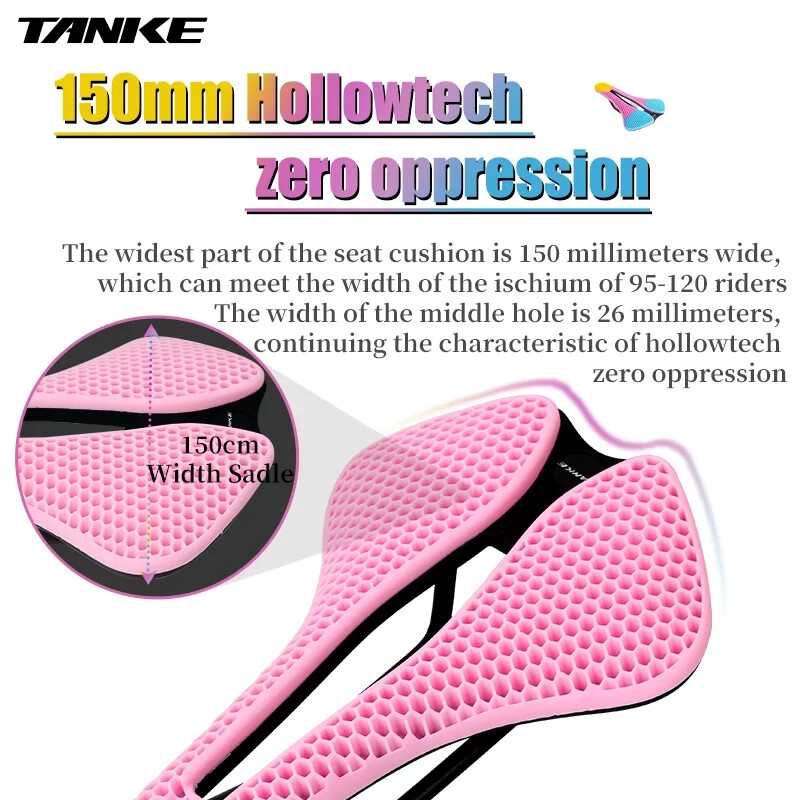 Șa pentru bicicletă rutieră TANKE MTB fagure respirabilă, ușoară, durabilă, rezistentă la uzură, scaun noctilucent imprimat 3D similar