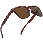 MAXJULI Ochelari de soare polarizați Sport Bărbați Călătorie Ciclism în aer liber Ochelari cu cadru negru Ochelari de soare pentru bărbați UV400 Oculos de sol MJ8022