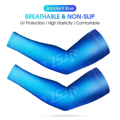 WEST BIKING Mâneci de braț pentru ciclism anti-UV Vară mâneci de compresie rezistente la soare Bărbați, femei, alergare, echitație, fitness, mâneci sport