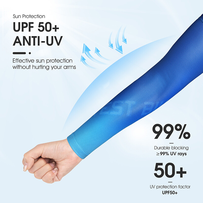 WEST BIKING Mâneci de braț pentru ciclism anti-UV Vară mâneci de compresie rezistente la soare Bărbați, femei, alergare, echitație, fitness, mâneci sport