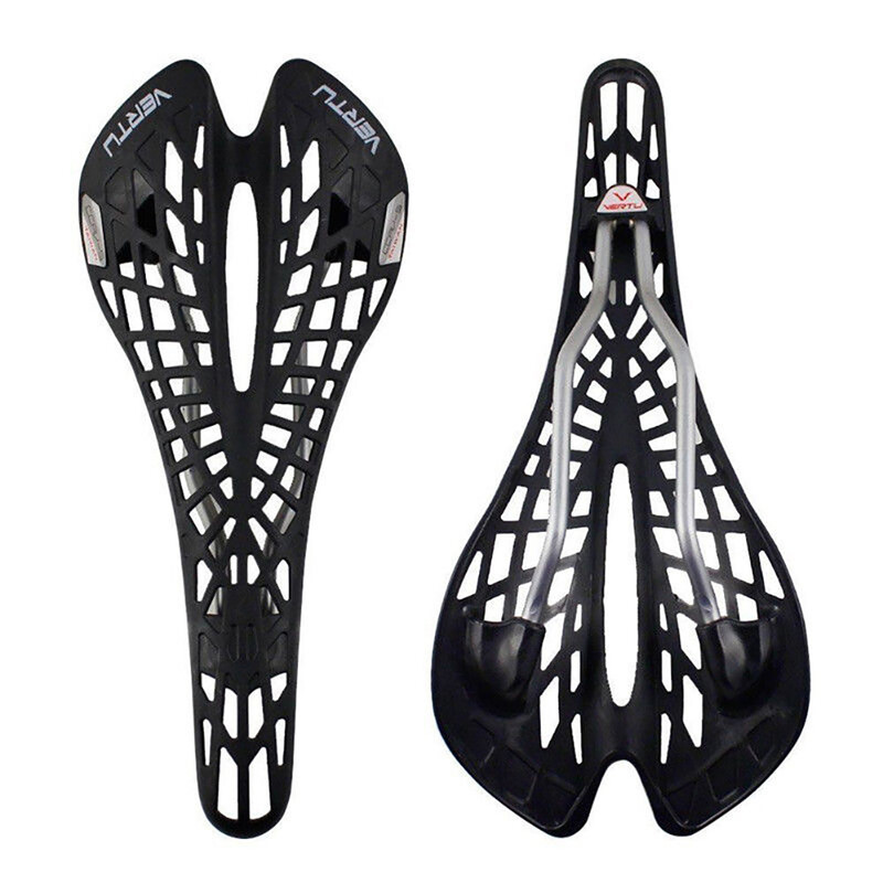 Nou de înaltă calitate, ultra ușoară, de înaltă rezistență, scaun de bicicletă flexibil pentru ciclism, șa păianjen goală, absorbție ergonomică a șocurilor #270548