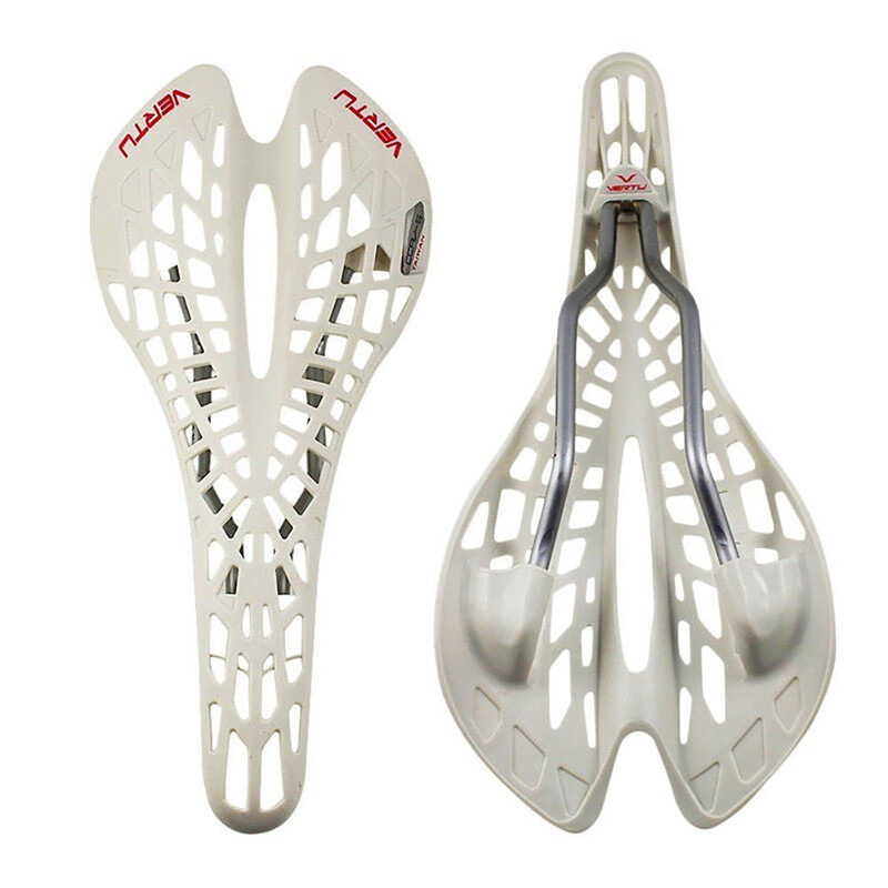 Nou de înaltă calitate, ultra ușoară, de înaltă rezistență, scaun de bicicletă flexibil pentru ciclism, șa păianjen goală, absorbție ergonomică a șocurilor #270548