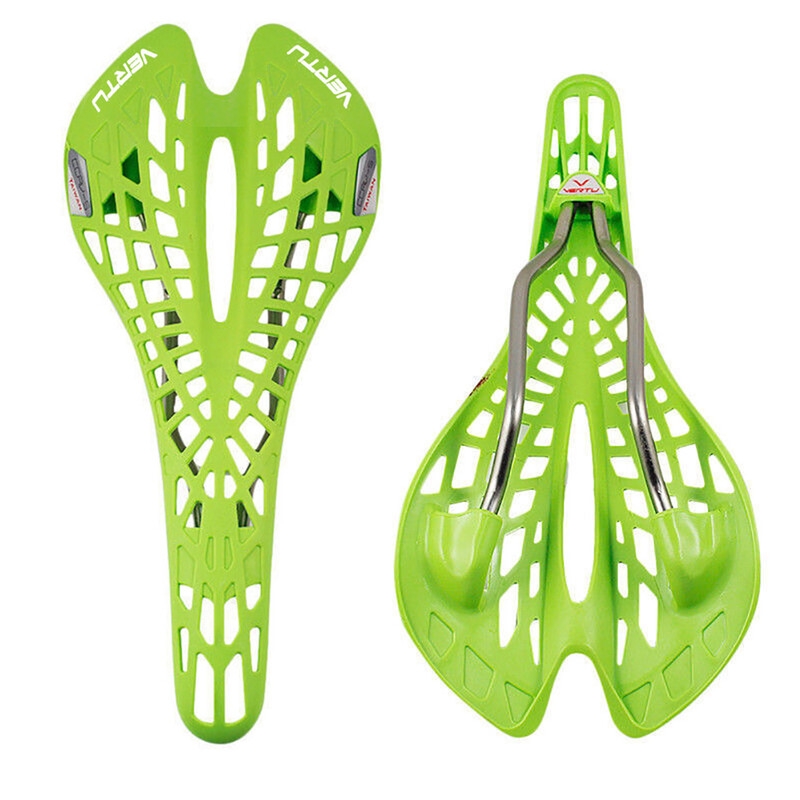 Nou de înaltă calitate, ultra ușoară, de înaltă rezistență, scaun de bicicletă flexibil pentru ciclism, șa păianjen goală, absorbție ergonomică a șocurilor #270548