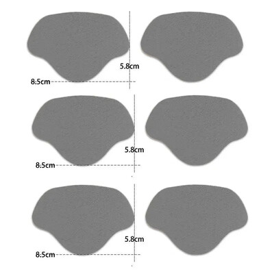 6 bucăți autocolante pentru repararea pantofilor de sport Protector pentru călcâi Protector anti-uzură pentru pantofi sport, plasture adeziv pentru repararea pantofilor, îngrijirea picioarelor călcâiului