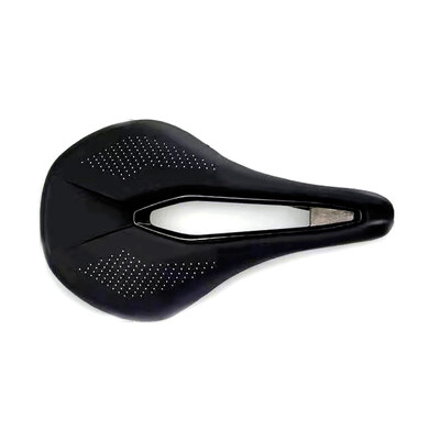 Șaua de bicicletă Girobros Hot Power Comp pentru bărbați și femei. Șa confort pentru ciclism rutier Mtb Mountain Bike Scaun 143mm Negru Accesorii