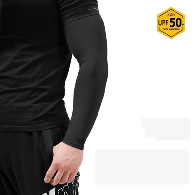 1 pereche de mâneci de braț pentru ciclism, țesătură de gheață, mâneci de braț solare UV, femei, bărbați, protecție solară, alergare, mâneci de ciclism, sport în aer liber, ciclism