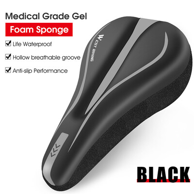 WEST BIKING Husă pentru șa de bicicletă Se îngroașă, confortabilă, din piele PU, din silicon