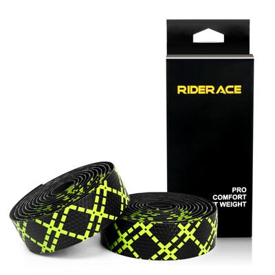 Bandă de ghidon de bicicletă cu 2 dop de bară Absorbție anti-alunecare a șocurilor Curele de înfășurare pentru bicicletă de drum Pu+Eva Bandă de prindere de curse Confortabil Moale