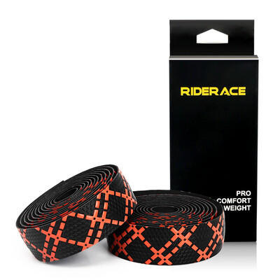 Bandă de ghidon de bicicletă cu 2 dop de bară Absorbție anti-alunecare a șocurilor Curele de înfășurare pentru bicicletă de drum Pu+Eva Bandă de prindere de curse Confortabil Moale