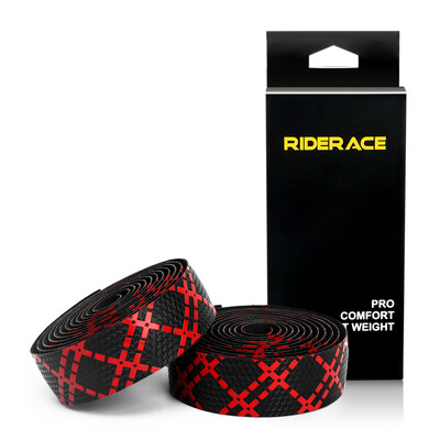 Bandă de ghidon de bicicletă cu 2 dop de bară Absorbție anti-alunecare a șocurilor Curele de înfășurare pentru bicicletă de drum Pu+Eva Bandă de prindere de curse Confortabil Moale