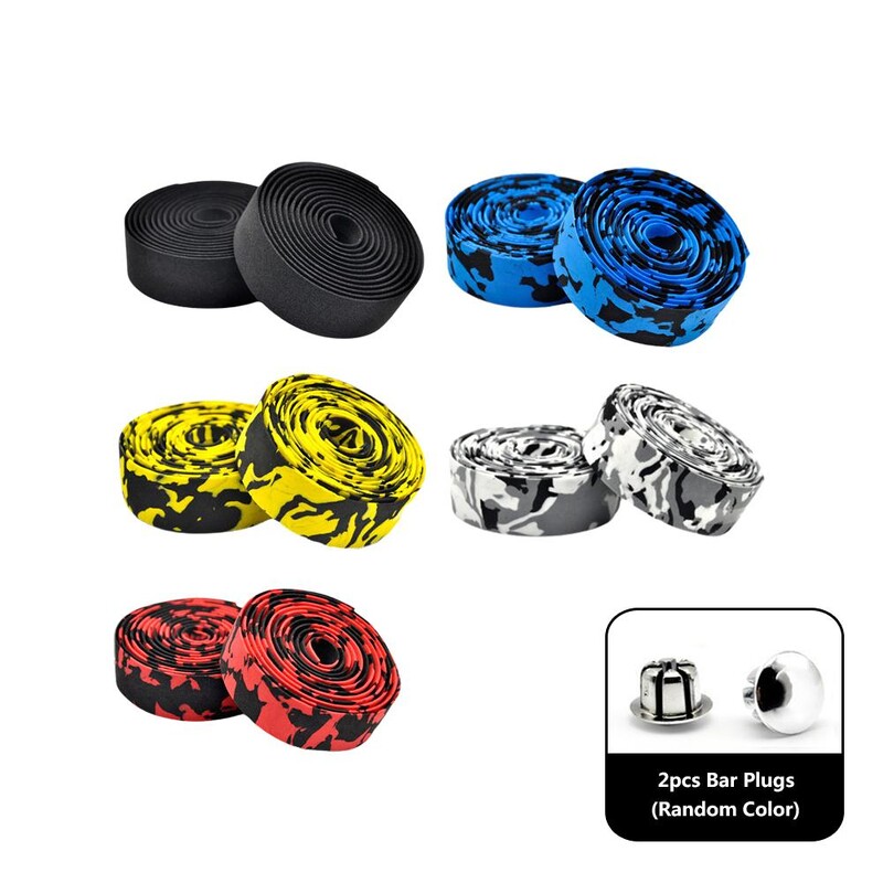 Noi benzi pentru ghidon pentru bicicletă de șosea, care absorb șocurile pentru ciclism, anti-alunecare, bandă pentru ghidon, rezistentă la uzură, curea pentru biciclete, curea pentru biciclete