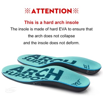 【Xxin】EVA Orthotic Sports Insole Insert Pad Shoe Pad Arch Support Heel Cushion Unisex Foot Care size 35-46