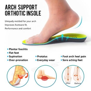 【Xxin】EVA Orthotic Sports Insole Insert Pad Shoe Pad Arch Support Heel Cushion Unisex Foot Care size 35-46