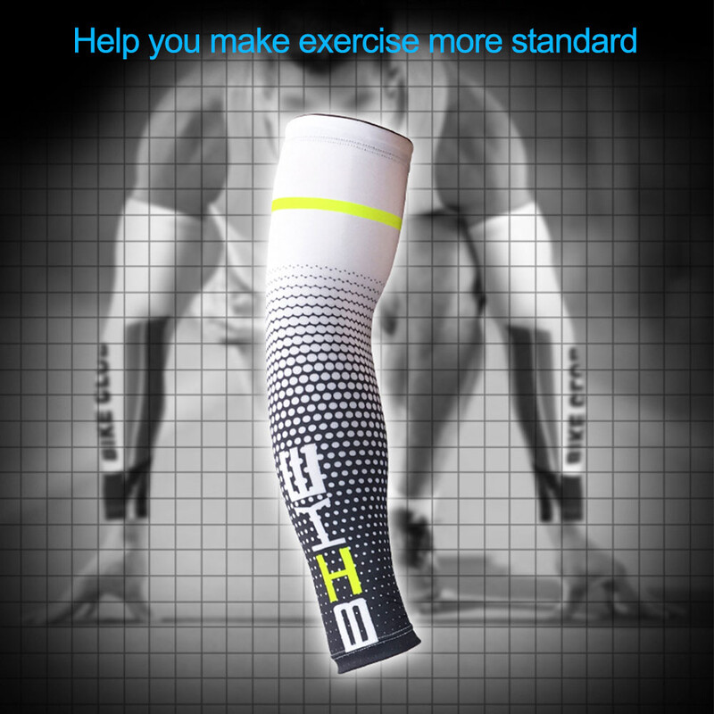 1 buc. Încălzitor de braț de compresie pentru bărbați, protecție UV pentru soare, mânecă de braț, alergare, ciclism, bicicletă, baschet, pescuit, golf, volei, capac de mână