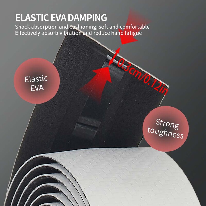 MOTSUV Mâner pentru ciclism pe șosea Curea pentru bicicletă Plută Sport Ghidon Bandaj înfășurare Bară îndoită Bandă EVA + 2 Dop de bară Accesorii pentru biciclete