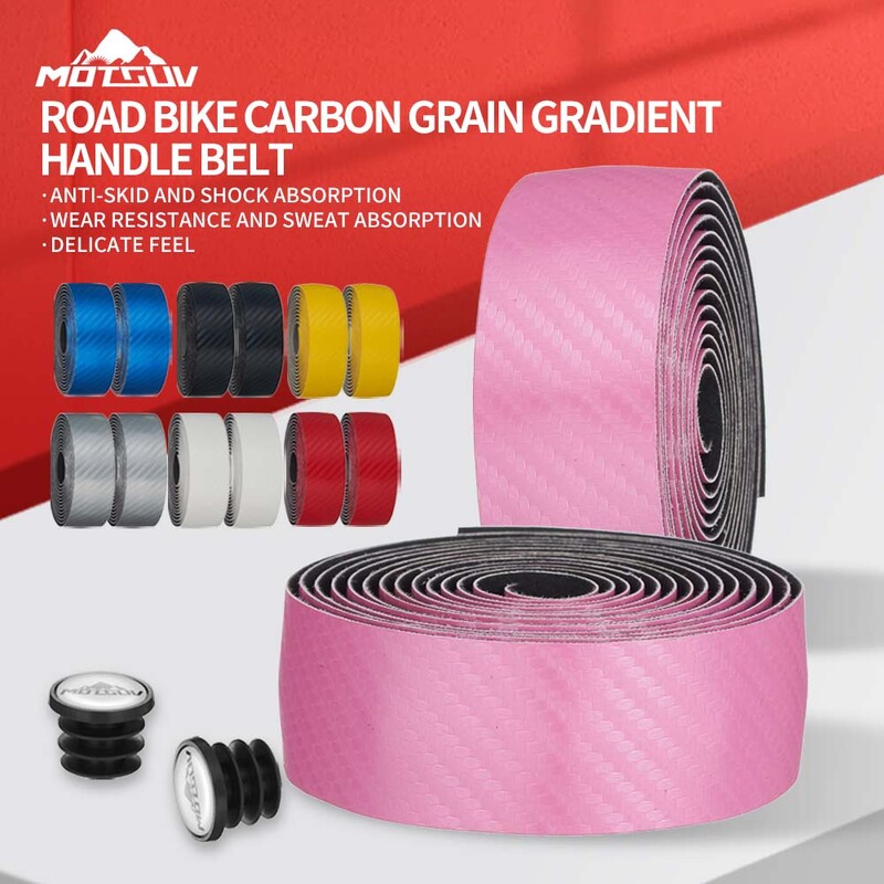 MOTSUV Mâner pentru ciclism pe șosea Curea pentru bicicletă Plută Sport Ghidon Bandaj înfășurare Bară îndoită Bandă EVA + 2 Dop de bară Accesorii pentru biciclete