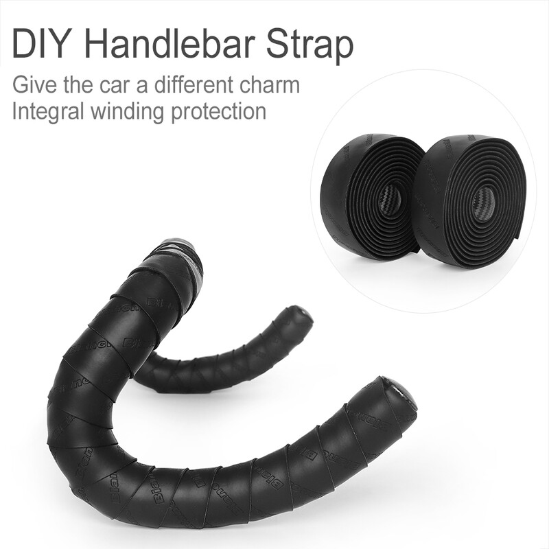 BIANCHI PU+EVA Curea pentru ghidon de bicicletă, anti-alunecare, care absoarbe șocuri, rezistentă la uzură, bandă de mână pentru bicicletă, accesorii pentru ciclism