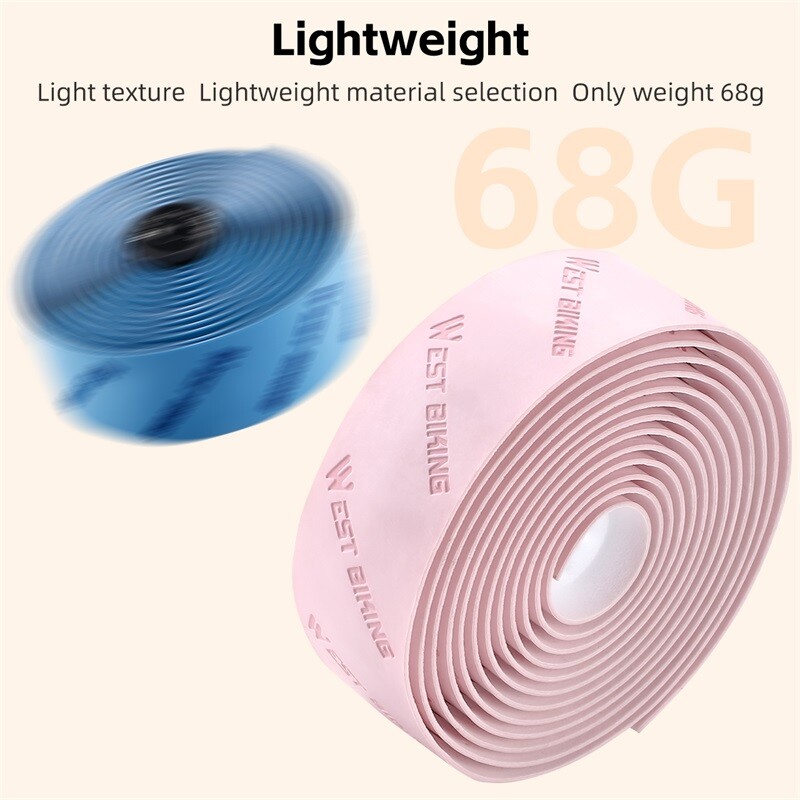 WEST BIKING Bandă de ghidon pentru bicicletă de drum Alungește MTB Banda de bară pentru bicicletă de drum Banda anti-alunecare Banda de prindere cu absorbție a șocurilor Accesorii pentru biciclete