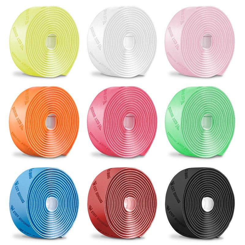 WEST BIKING Bandă de ghidon pentru bicicletă de drum Alungește MTB Banda de bară pentru bicicletă de drum Banda anti-alunecare Banda de prindere cu absorbție a șocurilor Accesorii pentru biciclete